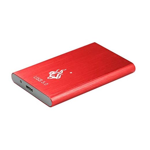 USB 3.0 2TB 1TB Extern hårddisk Disk HDD 2,5 '' Passar för PC Windows bärbar 500GB 1TB 2TB mobil enhet Röd 1TB