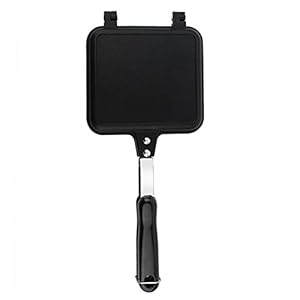 EXCLUZO Frying Pan, Non-Stick Waffle Maker, Aluminum Safe Sturdy for Restaurant Waffle Cake Or for Delicious and Healthy Food Hotel