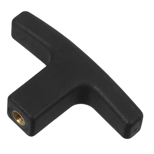 PRETYZOOM Replacement Plastic T Handle Assembly for Waste Valve Lawn Mower Matte Finish Versatile T Shape Handle for Furniture and Cabinet Use