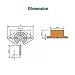 Stemedu 5PCS SFM-27 DC 3-24V Alarm Siren Electronic Piezo Active Buzzer, 95dB High Decibel Continuous Beep Speaker for Arduino