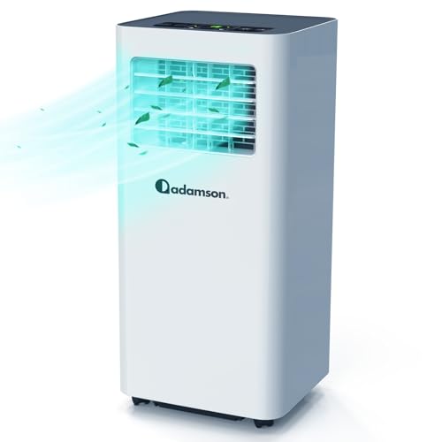 Adamson A9000 | 3-in-1 mobile Klimaanlage + NEU + mit integrierter Entfeuchtungsfunktion, Ventilator und Kühlmodus + Fernbedienung + 9000 BTU...