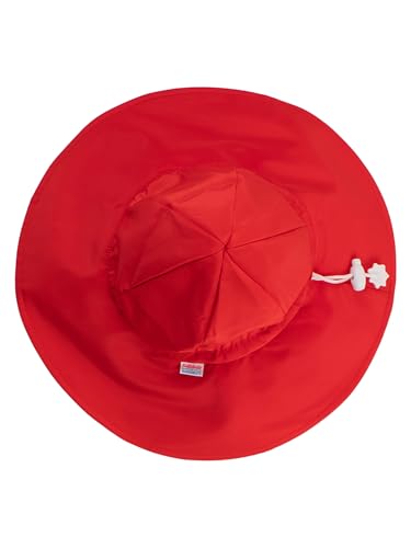 Image of RuffleButts Baby-Girls Sun Hat Floppy Wide Brim UPF 50+ - Baby Sun Hat with Sun Protection