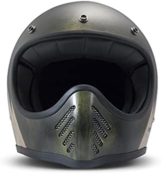 DMD Seventyfive - Casco fatto a mano, in carbonio, doppio, colore:  verde/opaco, taglia L : Amazon.it: Auto e Moto