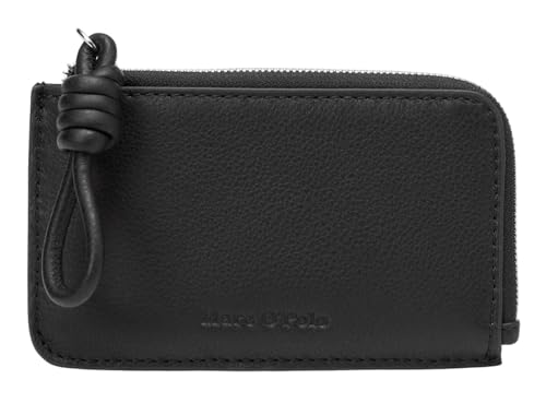 Marc O'Polo Florica Zip Wallet S Black avec fermeture éclair intégrale sécurisée