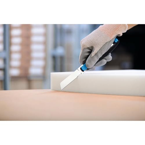 MARTOR Sicherheitsmesser Mit Klingeneinzug, SECUNORM 380, Profi Cuttermesser, Lange Klinge, Rechts- & Linkshänder, Produktion, GS Geprüft