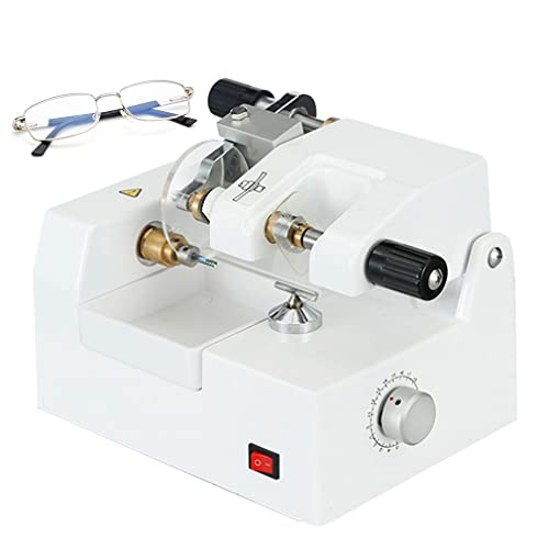 Preisvergleich Produktbild YHUEGH Elektrische Linsenschneidemaschine, Brillenlinsen-Schleifmaschine, Harzlinsen-Fräsmaschine Schnellschneidende Brillenlinsen-Bearbeitungswerkzeuge, Glaskantenmaschine Brillenbearbeitungsgeräte