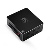 Mini PC Desktop Computer All in One Computer Windows 10 für Business Gaming Study Home Office Celeron J4125 Quad Core 2.7 GHz 8GB DDR4 128GB SSD 4K HD WiFi 5