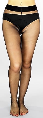 Image of Mona's Choice Second Skin Ultra Sheer to Waist Glossy XL Pantyhose /Mens Pantyhose /Mens Trouser Tights