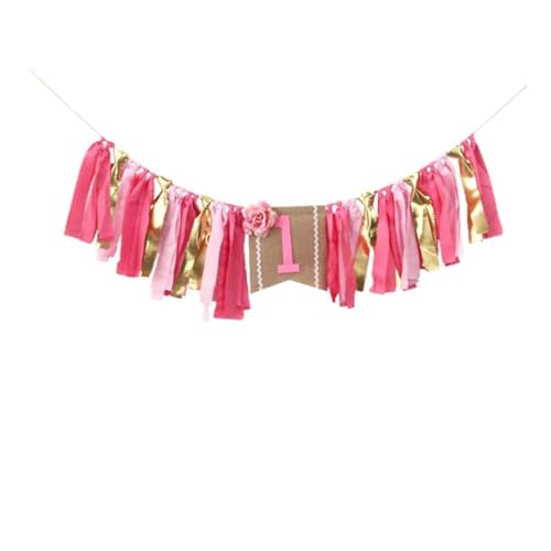Ciieeo Decoración De Cumpleaños Bandera De Silla De Cadena Para Niña Pancarta De Cumpleaños