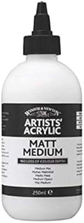 WN Acrylic Matt Medium 250 ml, ACFAMM250,Transparent