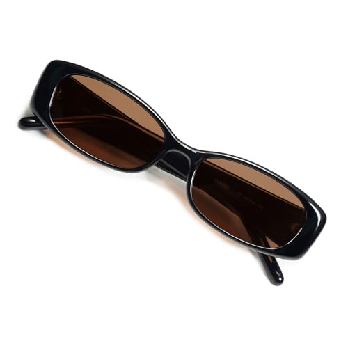 VANLINKER Trendy Small Polarized Rectangle Sunglasses for Women Men Retro 90s Shades VL9787