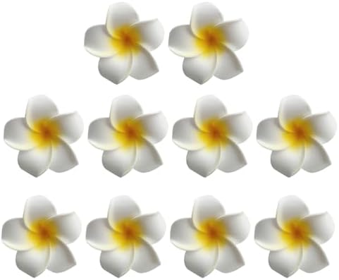 Generic Hawaii Hair Clip 2.8 Inch Plumeria Simulation โ Lightweight Non-Slip Hold for Beach, Luau, Prom โ for Girls and Women