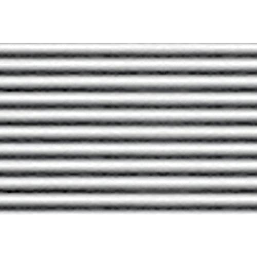 JTT Scenery Products Plastic Pattern Sheets: Corrugated Siding, 6.8mm