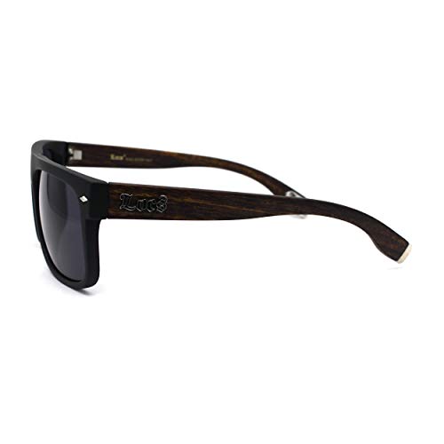 Locs Hipster Gangster Hardcore Flat Top Horn Rim Sunglasses3