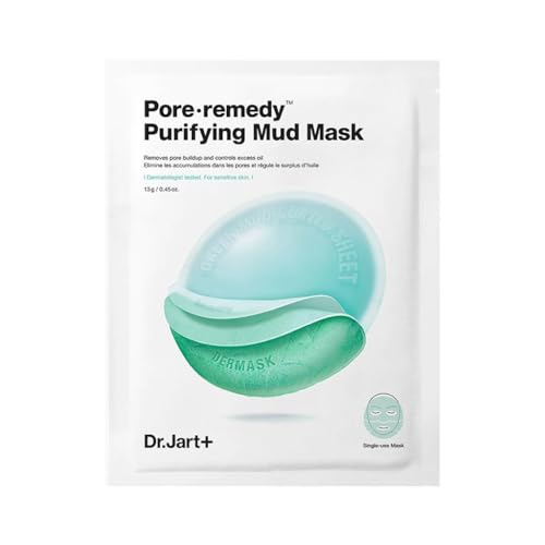 Dr.Jart+ Mascarilla purificadora de barro para poros (paquete de 5)