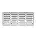 Stanbroil Stainless Steel Venting Panel for Grill Accessory, 15" by 6-1/2"