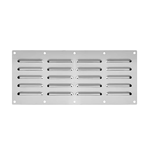 Stanbroil Stainless Steel Venting Panel for Grill Accessory, 15" by 6-1/2"
