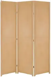 Divisórias de Ambiente Modelo Biombo com MDF Resistênte e Prático - Painel Decorativo para Sala, Quarto, Home Office e Varanda, Prático e Durável(SOLIDO)