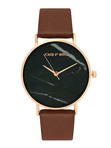 Image of Joker & Witch Faux Leather Unisex Katnis & Peeta Couple Analog Watch Gift Set For Men And Women, Dial Black