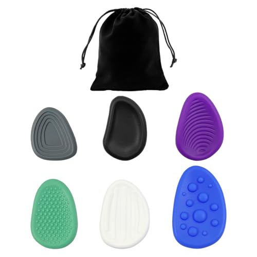 UDNFHL 6 Stücke Von Unzipspielzeug Und 1 Stück Samtbeutel, Kreatives Sensorisches Spielzeug, Weiche Silikonspielzeug, Kindergeschenke.