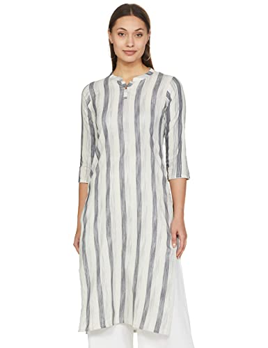Image of Shiv Textiles Women's Cotton Regular Fit Fashion Kurti (Nikall Nude L)