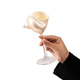 Matériaux de haute qualité : la partie de la coque de conque est soigneusement sélectionnée pour sa qualité et sa durabilité, tandis que la tige en verre est fabriquée à partir de verre de qualité supérieure qui est à la fois robuste et transparent. Cette combinaison garantit que les lunettes sont non seulement belles mais résistent également à l'épreuve du temps.