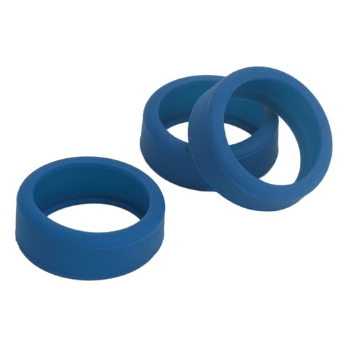 Protector de anillo de silicona elástico 3pcs azul oscuro miniatura 5