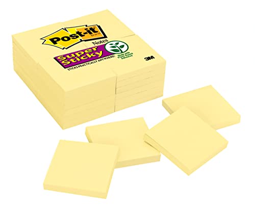 Post-It Super Sticky Notes notes autocollantes extra fortes pour bureau