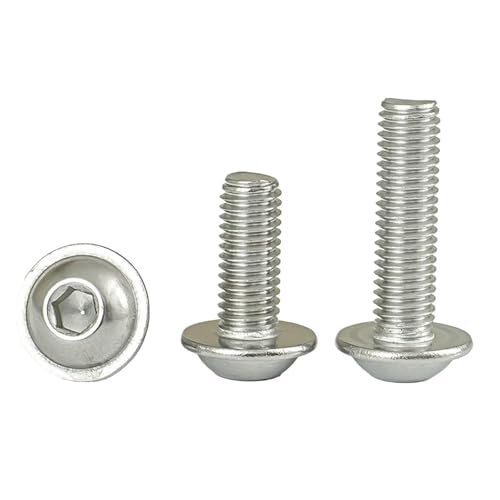 1/50ps M2 M2.5 M3�`M12 304�X�e�����X�| ISO7380.2 �Z�p�Z�p�\�P�b�g�ۃ{�^���t�����W�w�b�h ���b�V���[�J���[�X�N�����[�{���g�t��(25mm,10pcs M5)