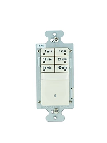 Legrand - Pass & Seymour Digital Light Switch Countdown Timer, Decorator Rocker Wall Switch, 7-Button, RT1LACCV4, Light Almond