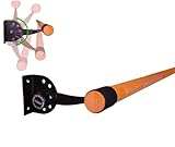 GymPros Adjustable Ballet Brackets (Pair) Hinged with 5 Adjustable Height Wall Mount Ballet Barre 2 Brackets Included for 1.5