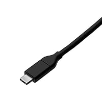 Amazon Basics USB-C auf DisplayPort Kabel, bidirektional, 0.9 m, Schwarz (Packung mit 2) – Ansicht 3