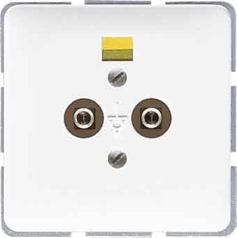 Jung cd500 - Base Enchufe compensación Blanco Marfil