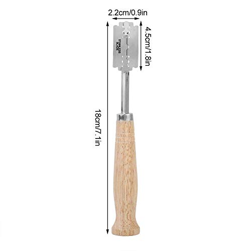 Roestvrijstalen Broodmessen Keuken Lichtgewicht Broodmes Gereedschap Voor Het Snijden Van Brood Kaastaart Snijd Brood Met 4 Vervangende Mes - Image 3