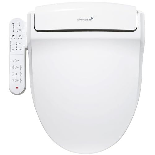 Product Image of the SmartBidet® SB-2000 Smart Bidet Electric Bidet Toilet Seat with Heated Seat, Warm Water, Air Dryer – Side Control Panel, Round