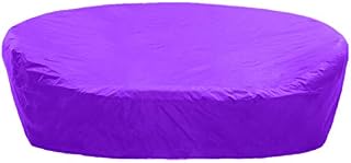 Kaufpirat Lona para muebles de jardín, redonda, 275 x 45 x 85 cm, resistente al agua, color lila