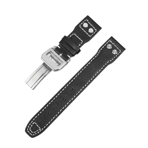 [RE] MENGKE 20/21/22 ~[g{vXgbvANZT[rbOpCbg IW328201 IW377709 vuXbgƌ݊(Black-1,20MM WITH LOGO_SILVER BUCKLE)