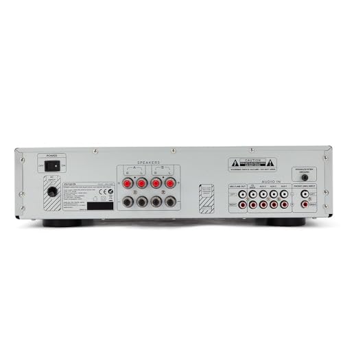 Aiwa AMU-120BT/SL: Verstärker, AV-Receiver, mit Bluetooth 5.0, 120 W, USB-Anschluss...