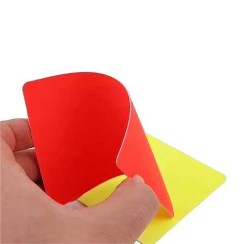 Set de tarjetas y silbatos para árbitro de fútbol miniatura 5