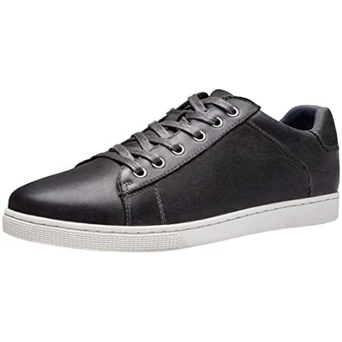 Jousen Men' s Casual Shoes Leather Dress Sneakers Business Casual Shoes for Men Breathable Fashion Sneakers