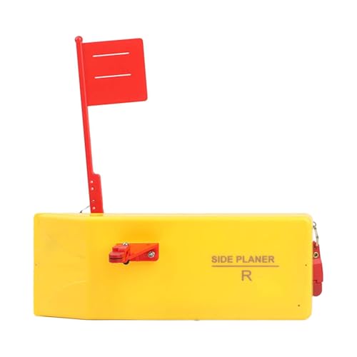 Outil de pêche et planche latérale pour traîne en bateau avec clip