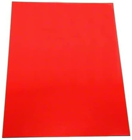 MagFlex® A4 Flexible Matt Red Magnetic Sheet for Creating Magnetic Artwork, Signs or Displays