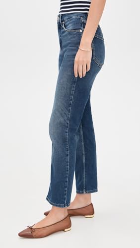 Good American Women's Good Icon Straight Ankle Jeans4