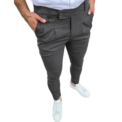 Mens Fashion Slim Fit Dress Pants Classic Casual Business Dress Pants Formal Pants for Men
