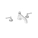 Newport Brass 3-916/50 Roman Tub Faucet White Astor
