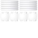 Teaaha 14 Pcs Transparent Car Door Handle Protector, Waterproof Paint Invisible Protection Universal Anti-Scratch Car Door Handle Cup Protector for Most Vehicles
