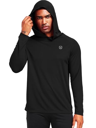 NELEUS Men's Workout Long Sleeve Running Shirts Mesh Fishing Hiking T-Shirts/Hooded4