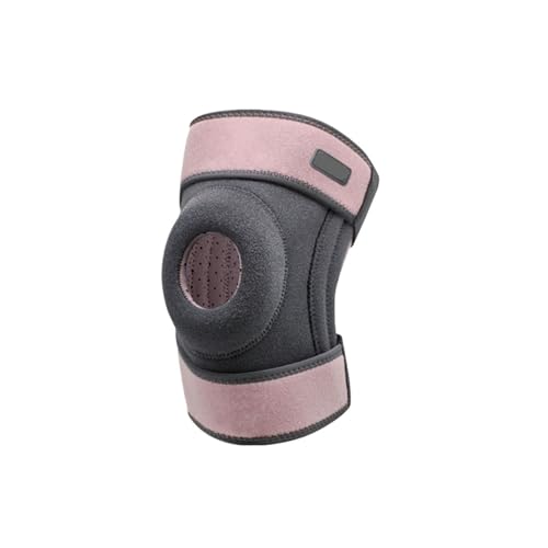 YTFNJUYH 1PCS Sports Knee Pad with Four Springs, Side Stabilizers and Gel Cushion(Pink,Right)