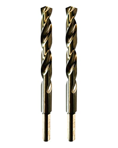 Foret cobalt M35 pour acier inoxydable et métal dur - Lot de 2 mèches haute résistance