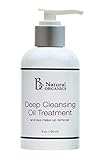 Be Natural Organics Deep Cleansing Oil Treatment and Eye Makeup Remover 6 Oz (180 ml)